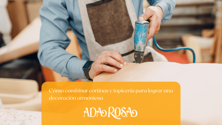 imagen de persona trabajando usada de fondo para blog de cómo combinar cortinas y tapicería